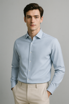 Mavi Nano Care  Su ve Leke İtici Ütü İstemeyen Gömlek