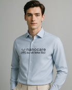 Mavi Nano Care  Su ve Leke İtici Ütü İstemeyen Gömlek