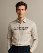 Taş Rengi Nano Care  Su ve Leke İtici Ütü İstemeyen Gömlek