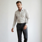 Taş Rengi Nano Care  Su ve Leke İtici Ütü İstemeyen Gömlek